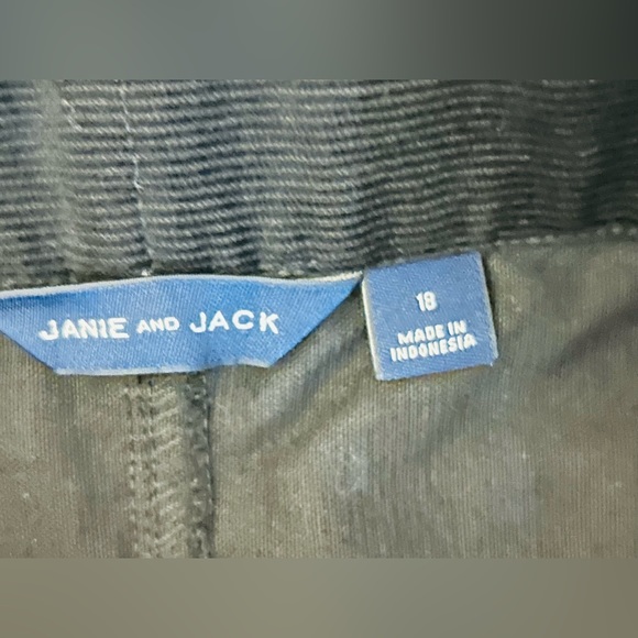 NEW Janie and Jack Boys Size 18 THE STRAIGHT LEG CORDUROY PANT NWT - Picture 4 of 10